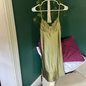 NWOT Verge Girl Satin Slip Dress